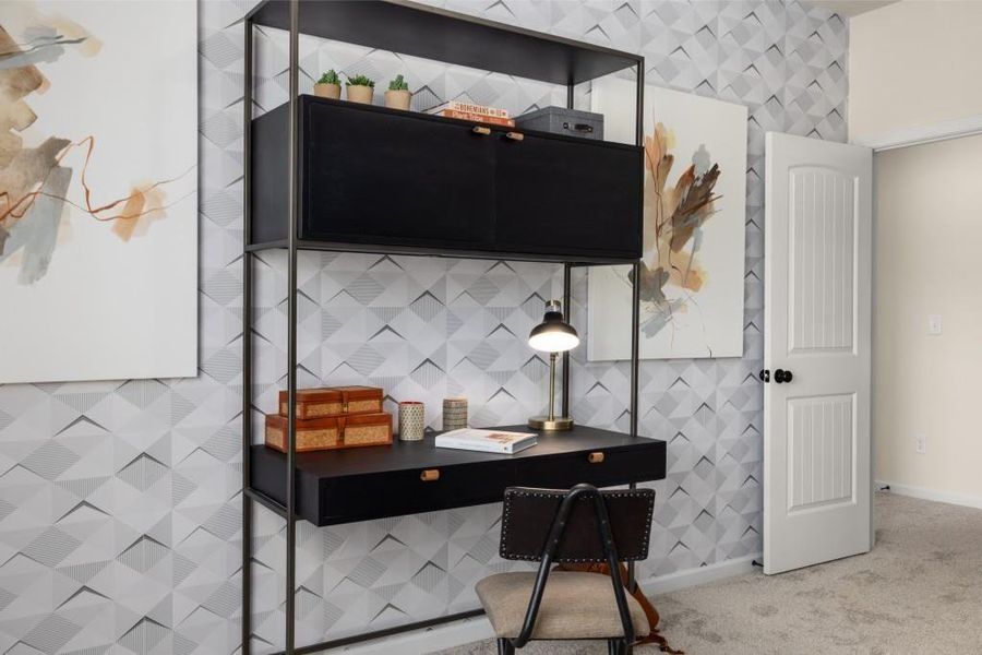 Furnished interior view inside a new home in The Andros, Dalton (Image 22).