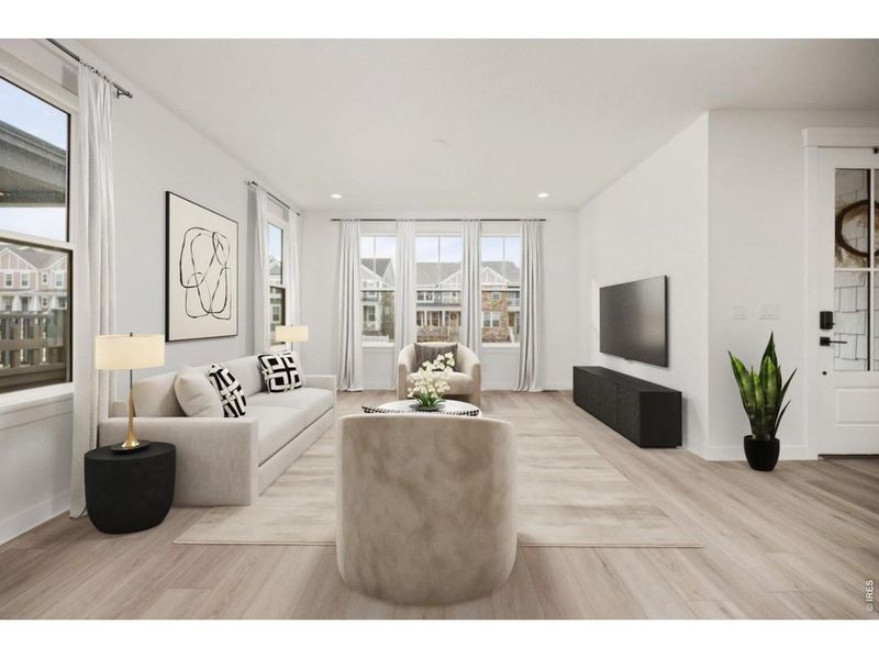 Furnished interior view inside a new home in , Erie (Image 15).