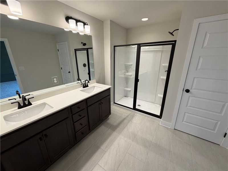 Furnished interior view inside a new home in Millstone at Mundy Mill, Gainesville (Image 8).
