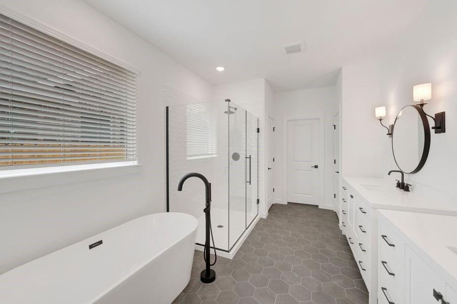 Furnished interior view inside a new home in Sundance Cove, Crosby (Image 11).