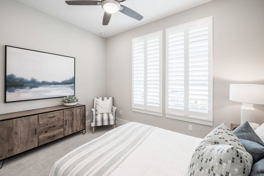 Representative furnished interior of a home built from the Verdin by Tri Pointe Homes in Pecan Ridge, Fulshear (Image 36).