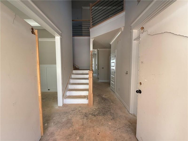 In-progress construction of a new home in , Gainesville, GA (Image 44).