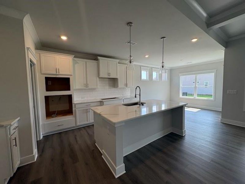 Furnished interior view inside a new home in Garland Meadows, Cartersville (Image 9).