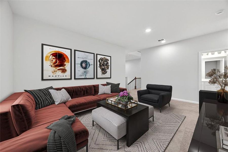 Furnished interior view inside a new home in Bedford Estates, Atlanta (Image 37).