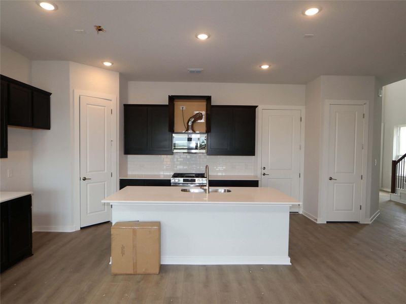 Furnished interior view inside a new home in Estancia West, Manchaca (Image 8). Furnished interior view inside a new home in Estancia West, Manchaca (Image 8).