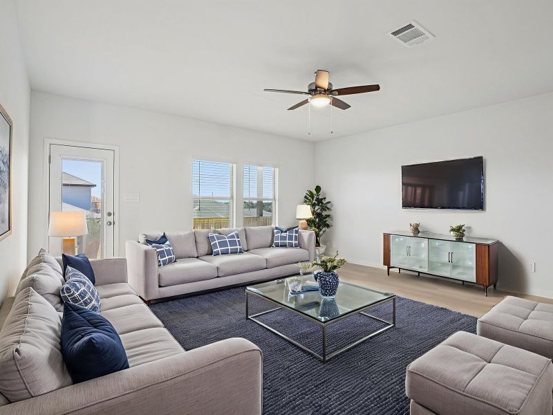 Furnished interior view inside a new home in Stetson Ridge, Marion (Image 4).