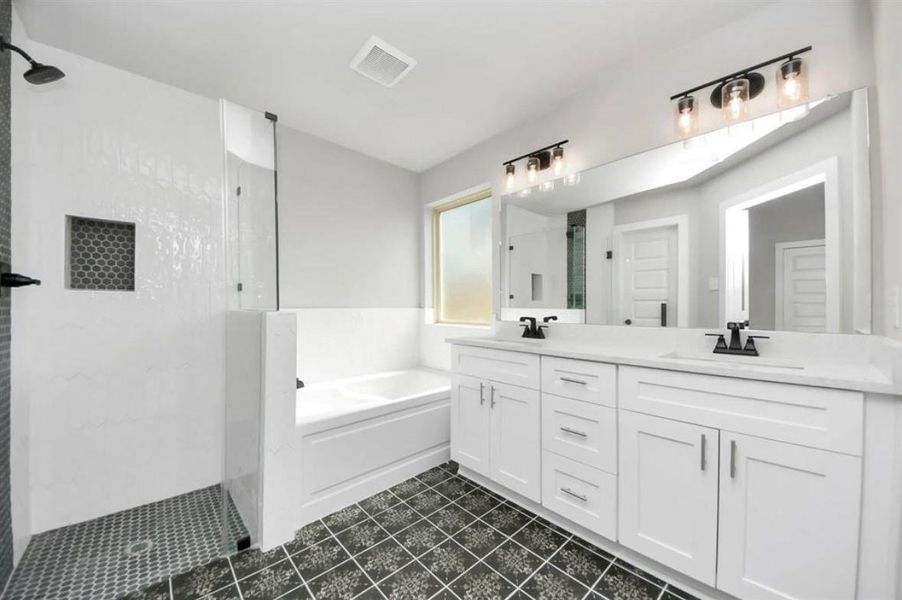 Furnished interior view inside a new home in , Manvel (Image 11).