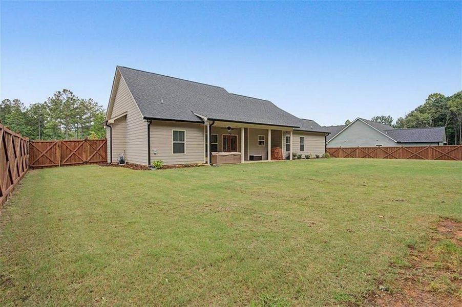 Exterior details and patio area of a home in , Rockmart (Image 31). Exterior details and patio area of a home in , Rockmart (Image 31).