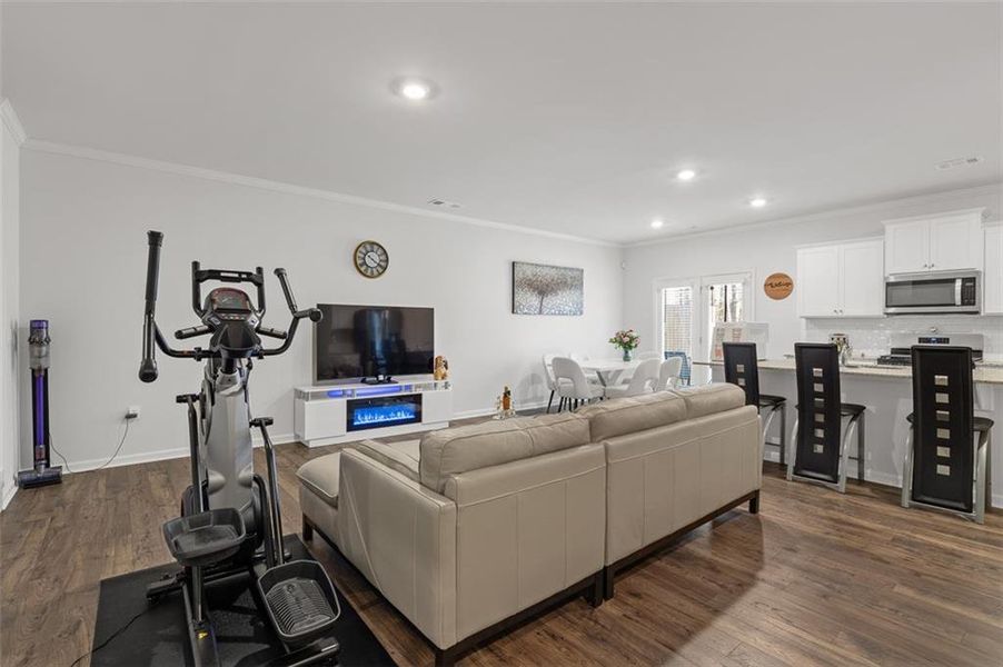 Furnished interior view inside a new home in , Buford (Image 5).