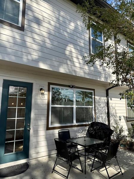 Exterior details and patio area of a home in , Davenport (Image 2). Exterior details and patio area of a home in , Davenport (Image 2).