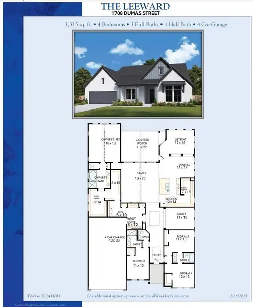 Floor plan for Leeward at 1708 Dumas Floor plan for Leeward at 1708 Dumas