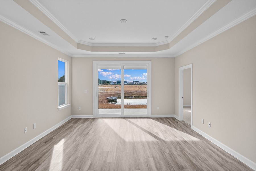 Representative unfurnished interior of a home built from the The Jasmine by Chesapeake Homes in Terrapin, Leland (Image 18).