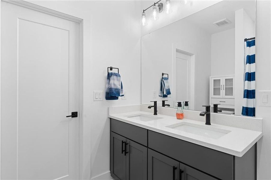 Furnished interior view inside a new home in , Marietta (Image 35).