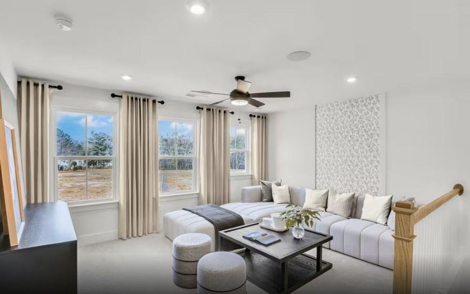 Furnished interior view inside a new home in , Ball Ground (Image 15). Furnished interior view inside a new home in , Ball Ground (Image 15).
