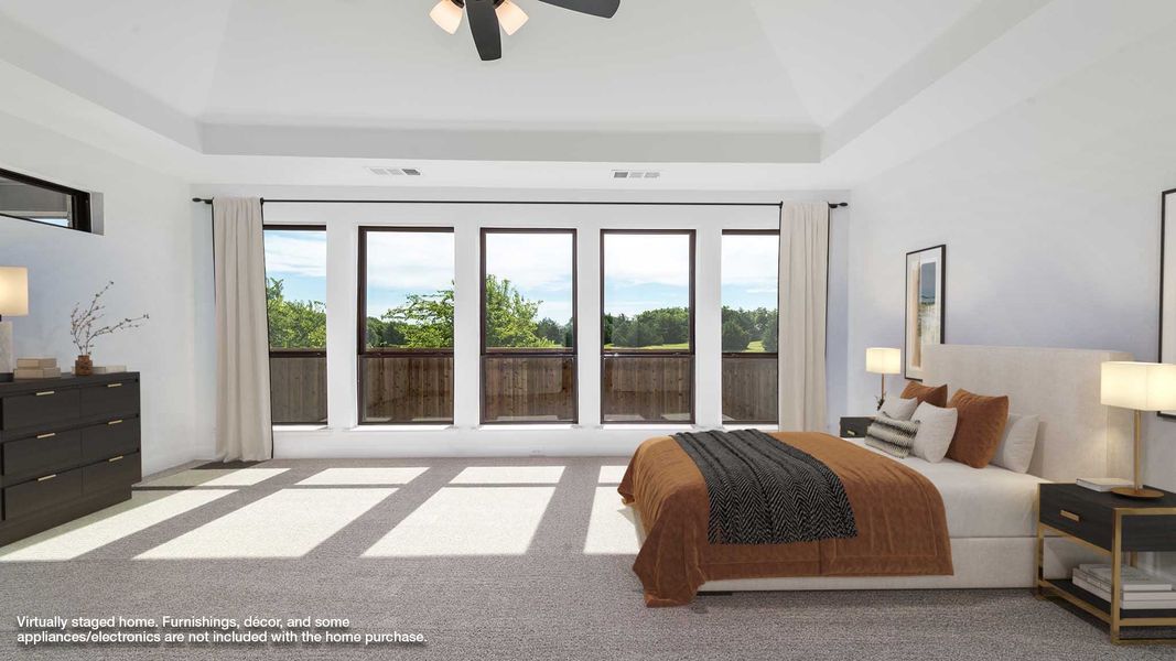 Furnished interior view inside a new home in Santa Rita Ranch - Eldorado, Liberty Hill (Image 8).