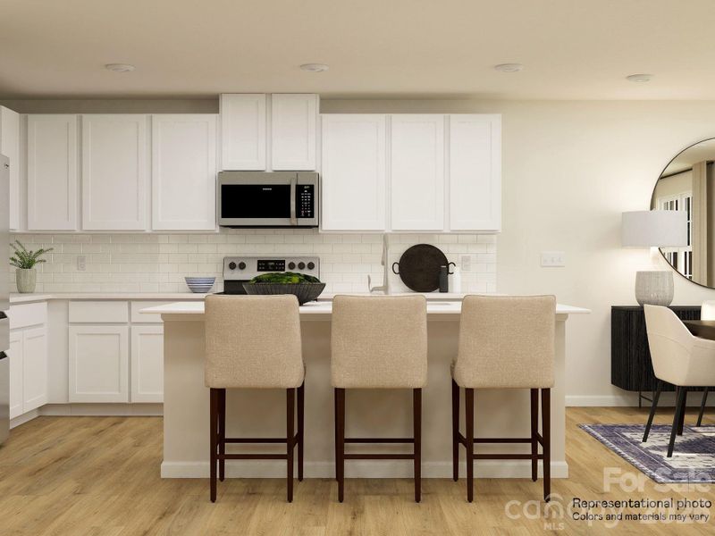 Furnished interior view inside a new home in Bakers Creek, Kannapolis (Image 5).