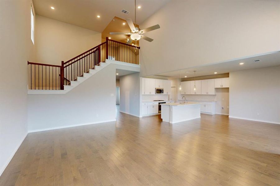 Spacious, unfurnished interior of a new home in The Preserve, Justin (Image 16).