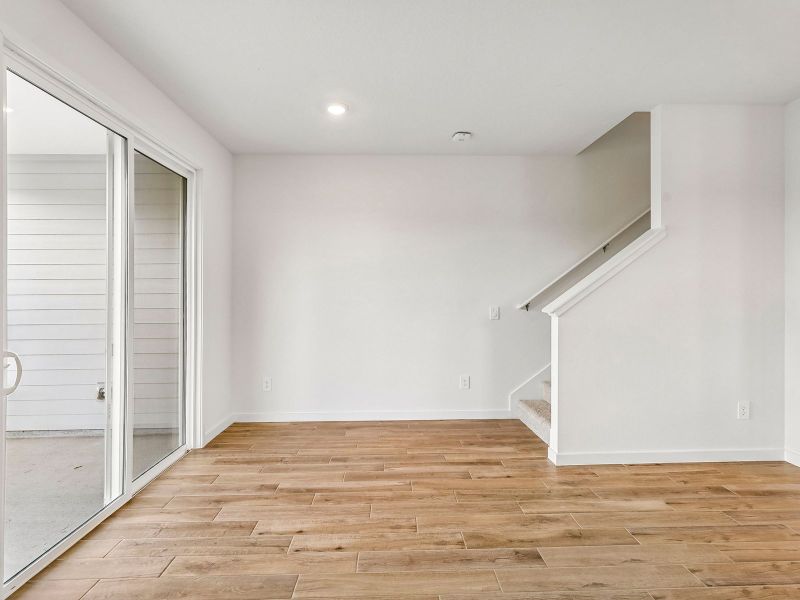 Spacious, unfurnished interior of a new home in Parkside at Shearwater, St. Johns (Image 8). Spacious, unfurnished interior of a new home in Parkside at Shearwater, St. Johns (Image 8).