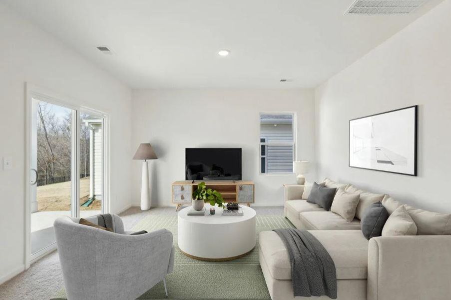 Open Concept Family Room - Representative Photo