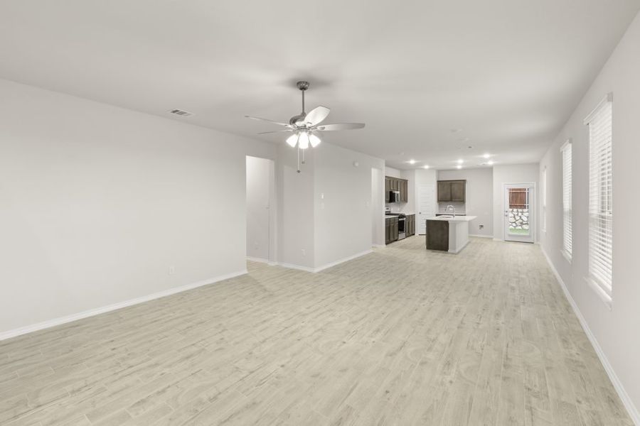 Representative exterior photo of a completed home built from the Willow by Impression Homes in Northspur, Terrell, TX (Image 10). Representative exterior photo of a completed home built from the Willow by Impression Homes in Northspur, Terrell, TX (Image 10).