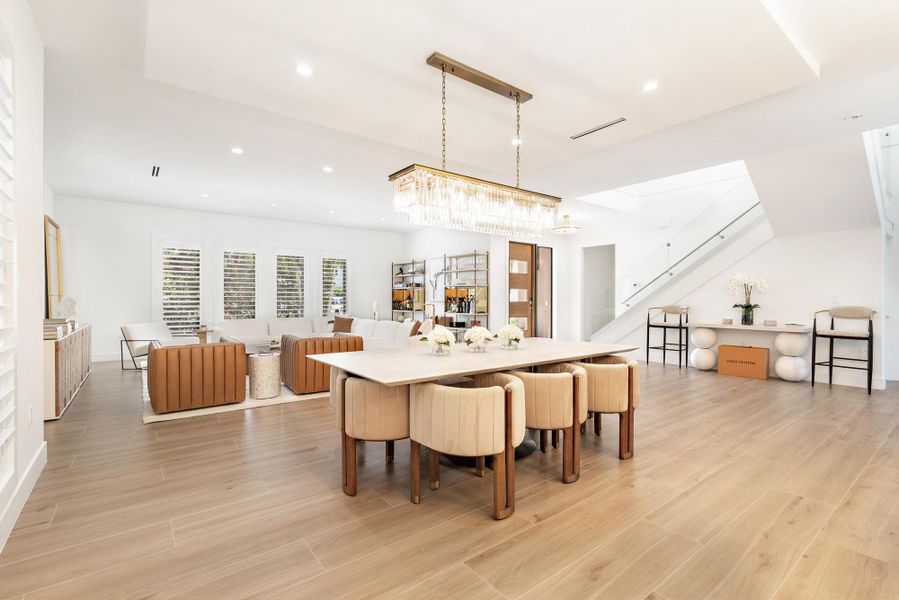 Furnished interior view inside a new home in , West Palm Beach (Image 16).