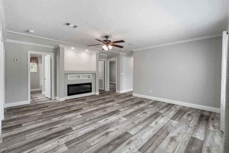 Spacious, unfurnished interior of a new home in , Pineville (Image 29). Spacious, unfurnished interior of a new home in , Pineville (Image 29).