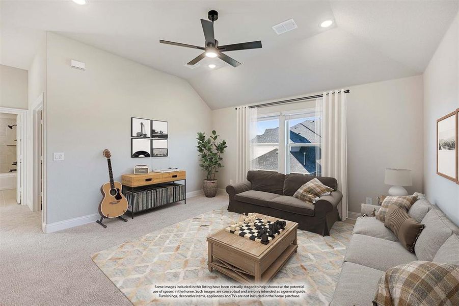 Furnished interior view inside a new home in Triple Diamond Ranch, Mansfield (Image 14).