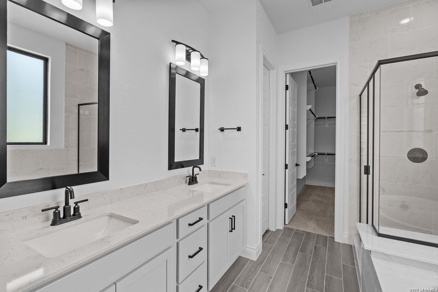 Furnished interior view inside a new home in Bison Ridge, San Antonio (Image 15).
