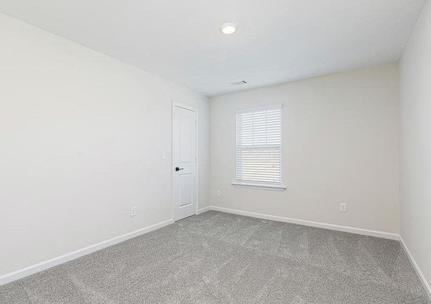 Each of the secondary bedrooms include carpets, closets and bright windows