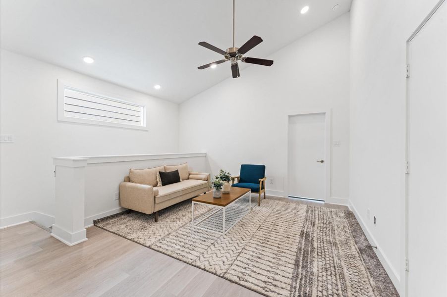 Furnished interior view inside a new home in , Houston (Image 15). Furnished interior view inside a new home in , Houston (Image 15).