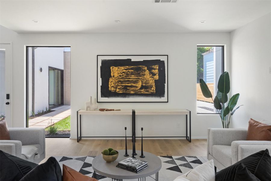 Furnished interior view inside a new home in , Austin (Image 8).