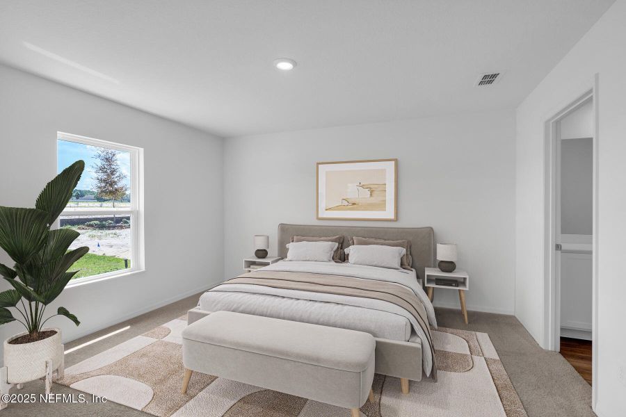 Furnished interior view inside a new home in Rolling Hills, Green Cove Springs (Image 9). Furnished interior view inside a new home in Rolling Hills, Green Cove Springs (Image 9).