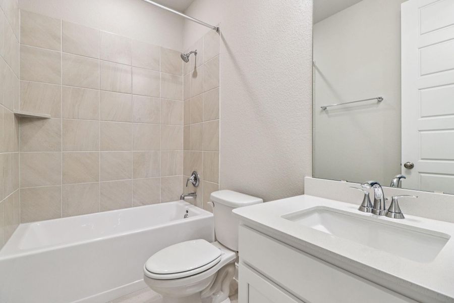 Photo is not of the actual home, but is an inspirational photo of builder’s model home and may depict options, furnishings, and/or decorator features that are not included