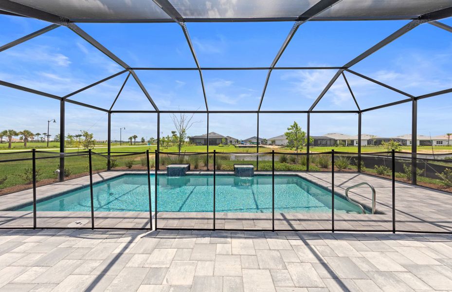 Enjoy the Florida weather in this gorgeous pool