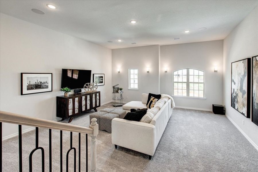 Representative furnished interior of a home built from the Dublin by Sandlin Homes in Lakesong, Midlothian (Image 42). Representative furnished interior of a home built from the Dublin by Sandlin Homes in Lakesong, Midlothian (Image 42).