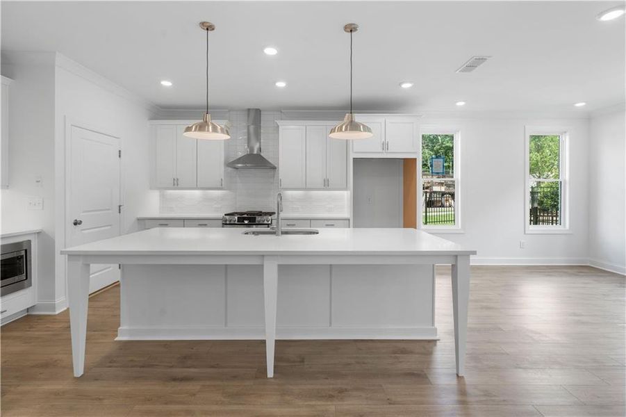 Furnished interior view inside a new home in Millcroft Townhomes, Buford (Image 5).