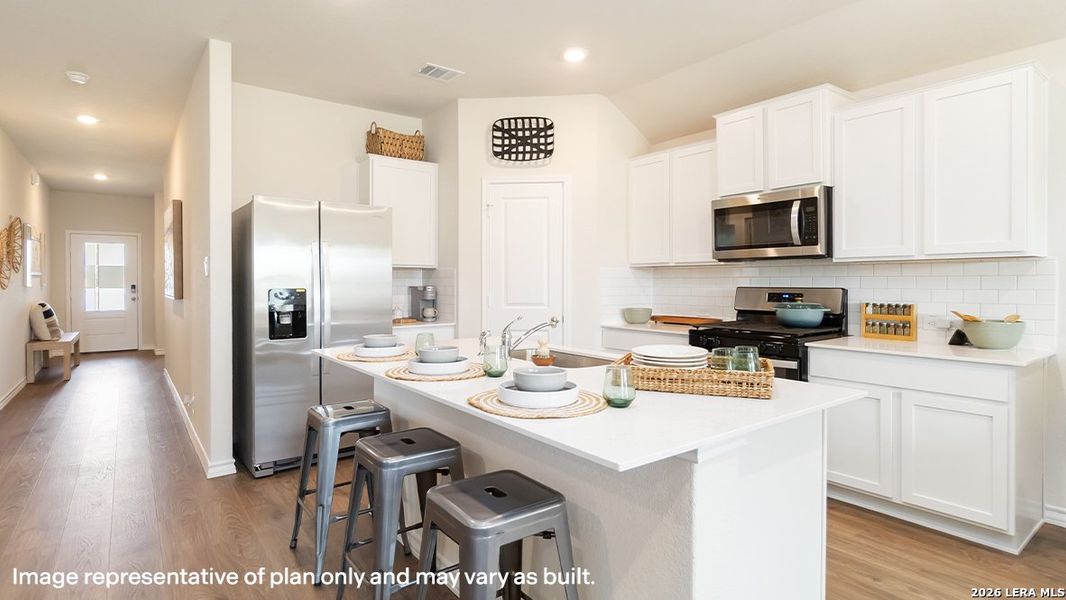 Furnished interior view inside a new home in The Birch at Spencer Ranch, Boerne (Image 14).