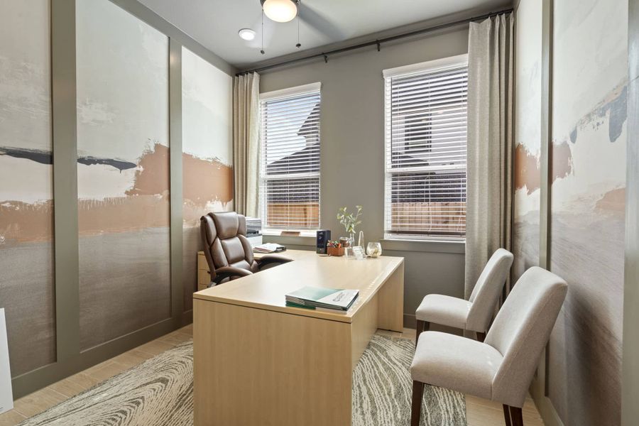 Furnished interior view inside a new home in Meridiana, Manvel (Image 26).