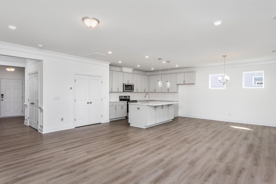 Spacious, unfurnished interior of a new home in Daniel Farms, Benson (Image 16). Spacious, unfurnished interior of a new home in Daniel Farms, Benson (Image 16).