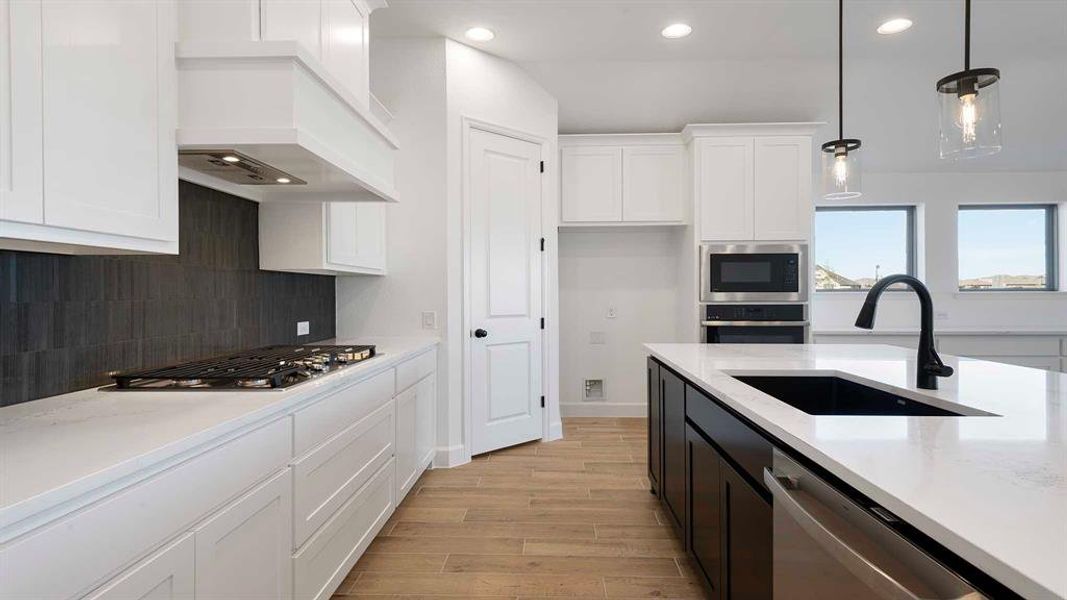 Furnished interior view inside a new home in Devonshire - Reserve 50', Forney (Image 5).