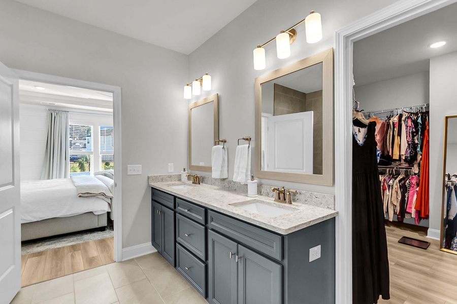 Furnished interior view inside a new home in Sea Island Preserve, Johns Island (Image 35).