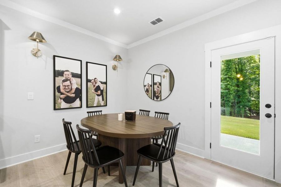 Furnished interior view inside a new home in Cambridge at Steels Bridge, Canton (Image 19).