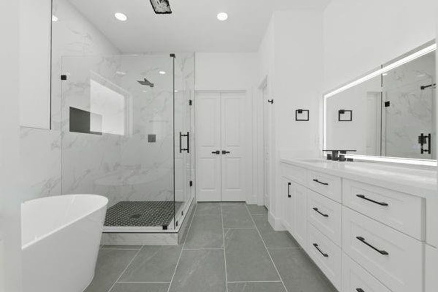 Furnished interior view inside a new home in , Houston (Image 8).