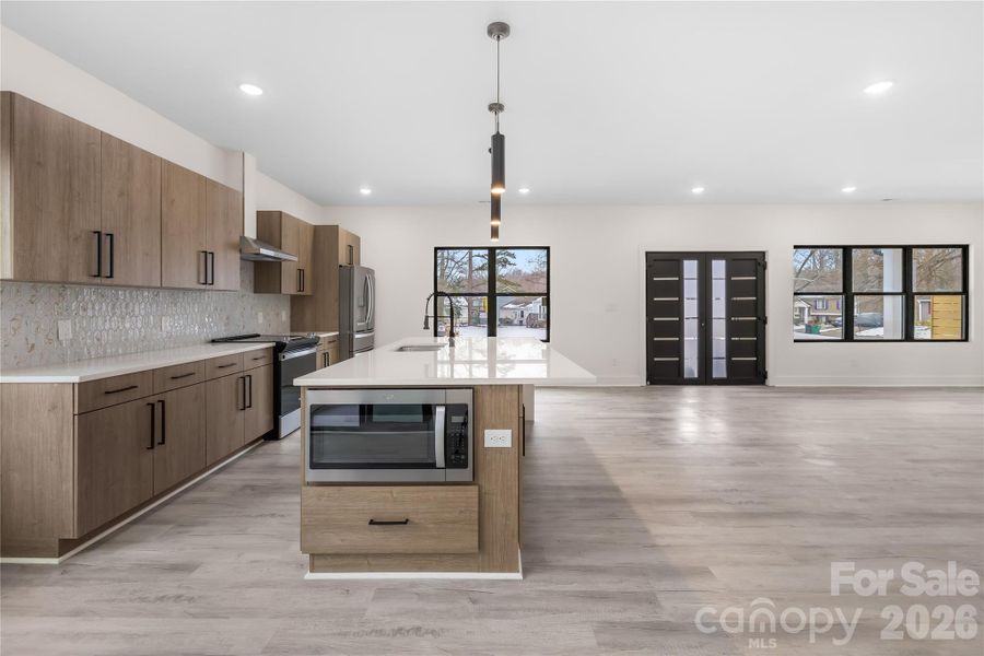 Furnished interior view inside a new home in , Charlotte (Image 12).