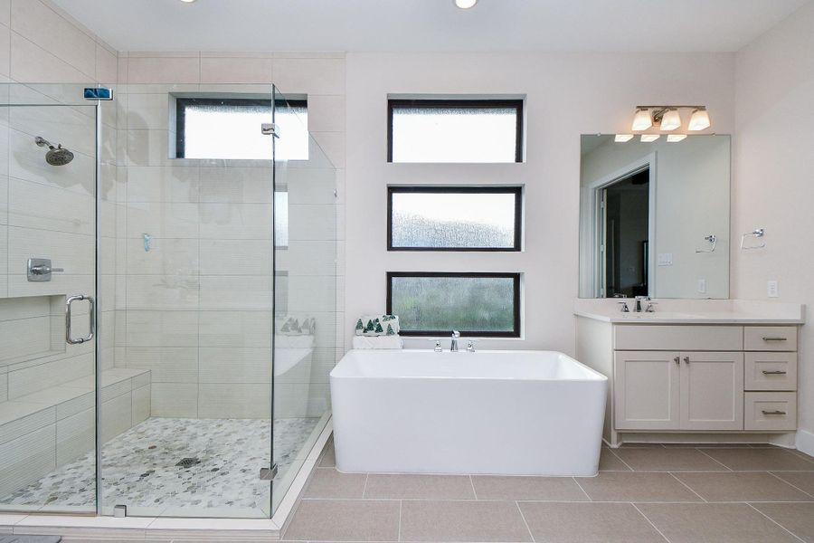 Furnished interior view inside a new home in , Cypress (Image 17). Furnished interior view inside a new home in , Cypress (Image 17).