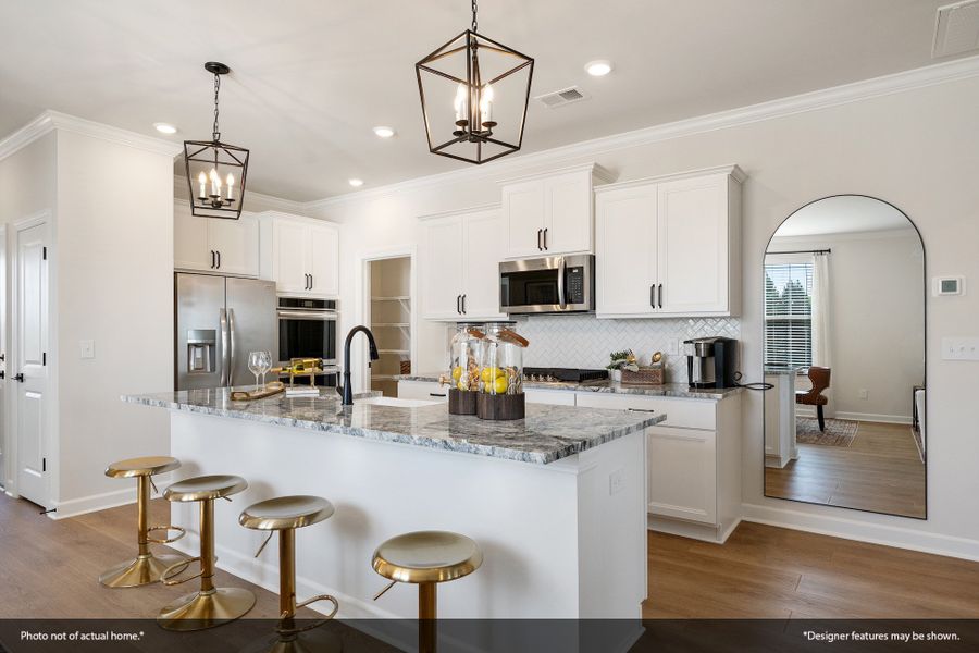 Furnished interior view inside a new home in Pineland Preserve, Summerville (Image 5).