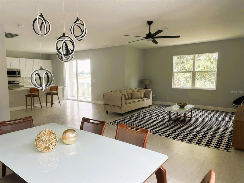 Furnished interior view inside a new home in , Haines City (Image 14). Furnished interior view inside a new home in , Haines City (Image 14).