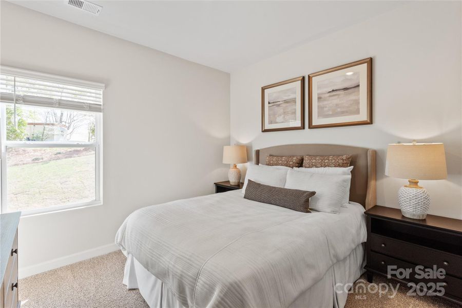 Furnished interior view inside a new home in Sutter's Mill, Mooresville (Image 15). Furnished interior view inside a new home in Sutter's Mill, Mooresville (Image 15).