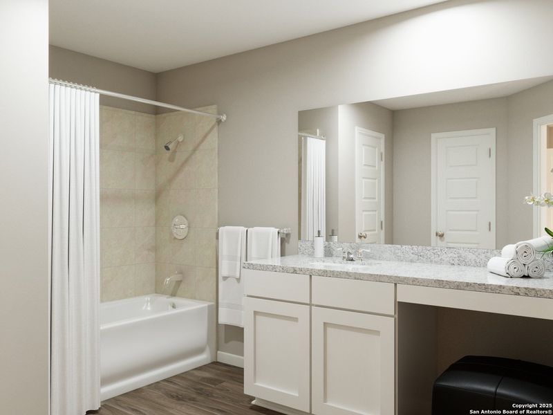 Furnished interior view inside a new home in Swenson Heights, Seguin (Image 12). Furnished interior view inside a new home in Swenson Heights, Seguin (Image 12).