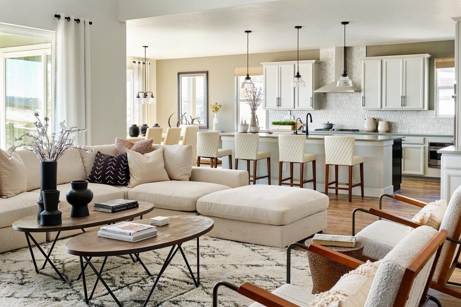 Representative furnished interior of a home built from the Keystone Plus by Taylor Morrison in Macanta, Castle Rock (Image 7).